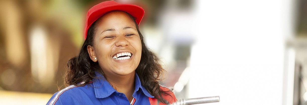 smiling woman
